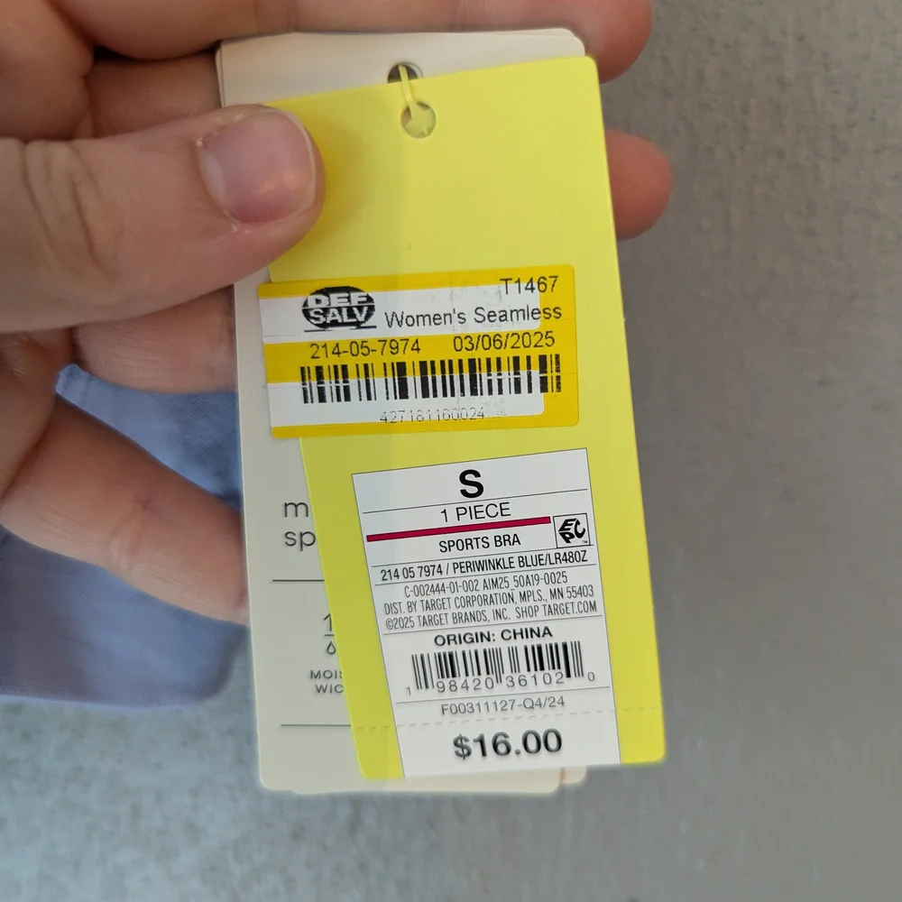 All in Motion Light Lavender Sports Bra - Picture 4 of 7